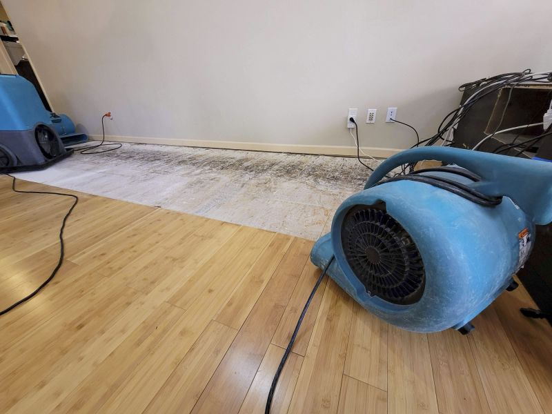 Water Damage Equipment Setup