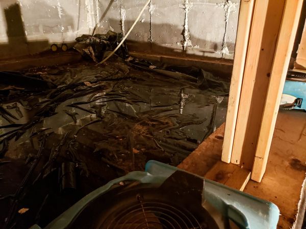 Crawlspace Water Cleanup in Homestead